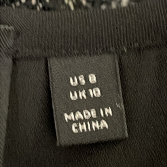 CARLISLE Vintage Women’s Black Tweed Lace Button Blazer Size 8 Boxy Elegant - Picture 12 of 13